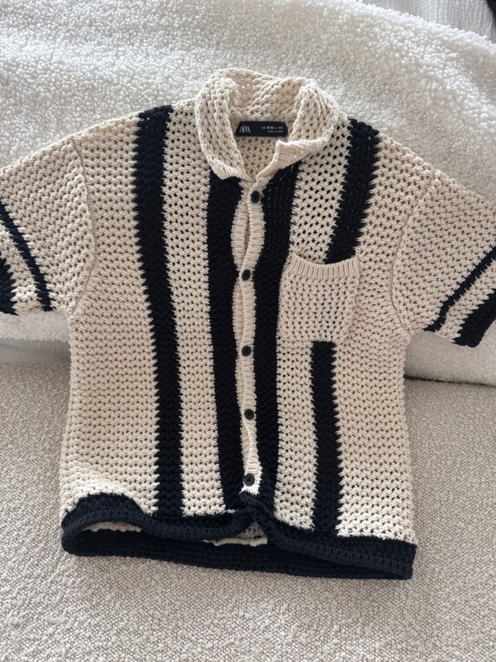 ZARA BOYS CROCHET SHIRT